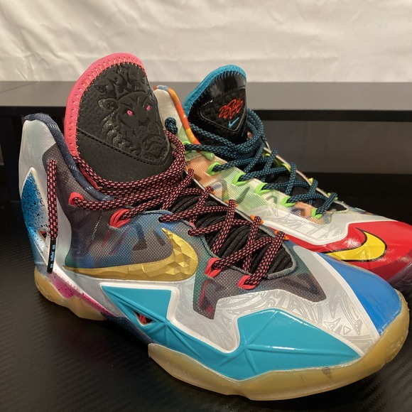 Nike LeBron 11 Premium "What The LeBron" 2014 Size 8. 650884-400 - Picture 1 of 10